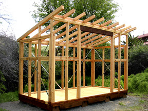  to build shed: Download Free plans for building a slant roof shed
