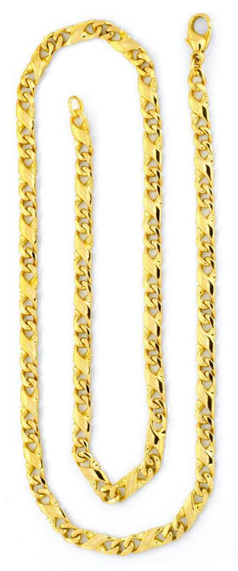 Originalfoto DOLLAR GOLDKETTE MASSIV GELBGOLD KARABINER