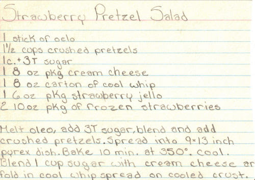 Strawberry Pretzel Salad