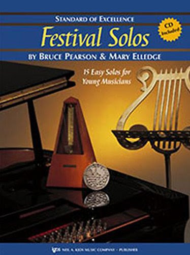 W37CL - Festival Solos Book 2 Book/CD - Clarinet, by Bruce Pearson and Mary Elledge