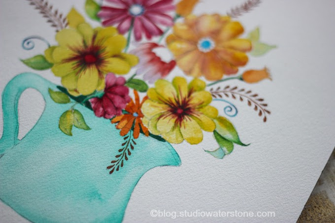 currently watercoloring...