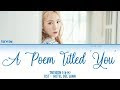 Taeyeon A Poem Titled You Cover