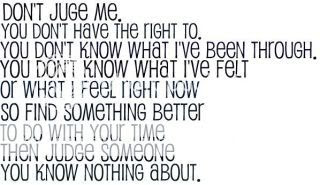dont judge me Pictures, Images and Photos