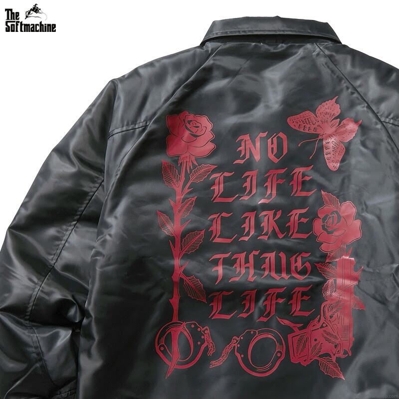 Softmachine アウター Clink ジャケット ボアコーチジャケット 送料無料 Black ブラック ｃｌｉｎｋsoftmachine 吉祥寺 ブラックメンズファッション Shakur Softmachine ソフトマシーン 正規取扱店 東京 ボアコーチジャケット Boa ソフトマシーン メンズ Jk