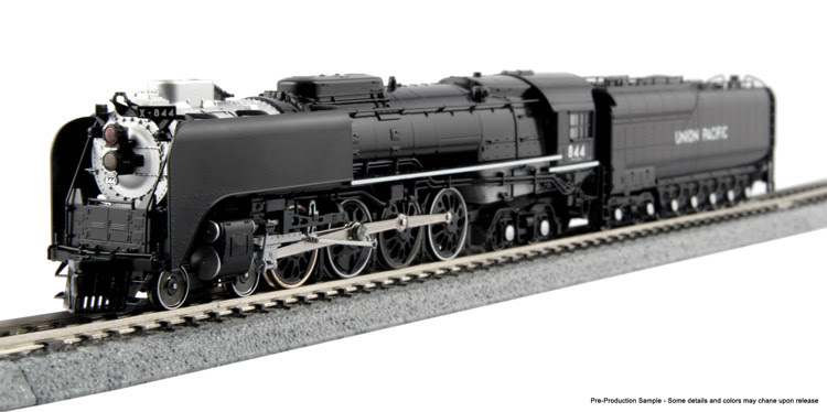 Kato 4 8 4 Northern Steam Loco Union Pacific 844 Fef N Scale