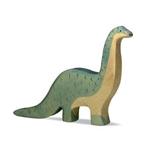 Amazon.com: Holztiger Wooden Dinosaur: Brontosaurus: Toys &amp; Games