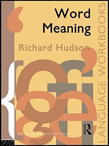 Word Meaning (Language Workbooks) Paperback June 13, 1995, by Richard Hudson