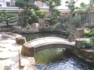 庭池造園工事 エクステリア工事 施工例 京阪錦鯉センター