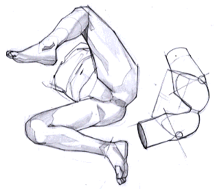 足の描き方5