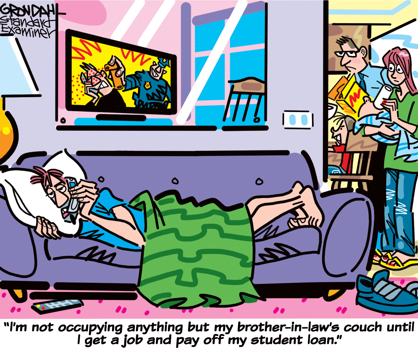 Cartoon by John Trever