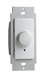 Leviton RPI06-1LW Decora 600-Watt SP and 3 Way Rotary Dimmer, White