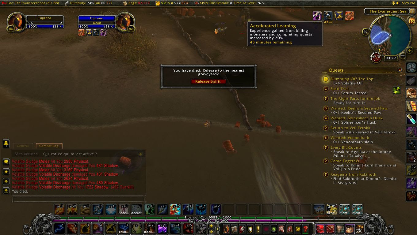 Excess Potion Of Accelerated Learning Item Wow Freakz