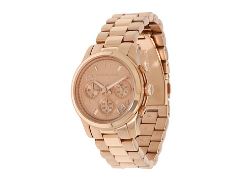michael kors gold chronograph watch. Michael Kors Round Rose Gold