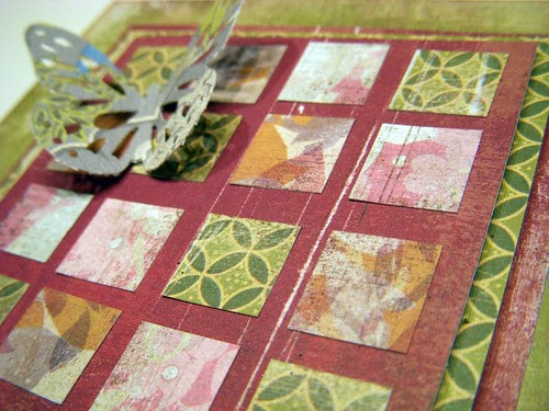 Quilt Inspired card detail