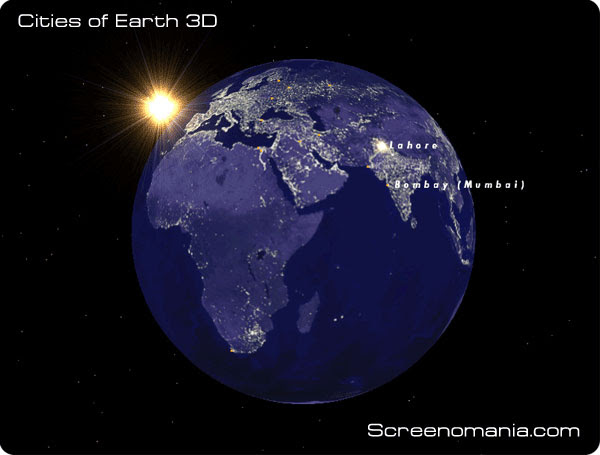 3D Earth Screensaver free