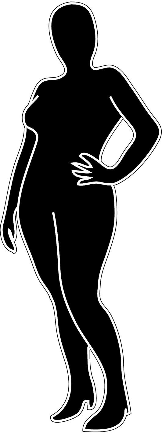 Woman Body Silhouette - Cliparts.co