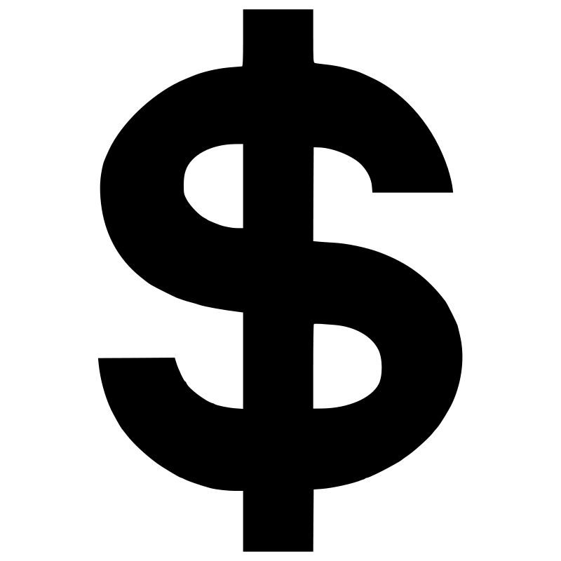 Black Dollar Sign Png - ClipArt Best