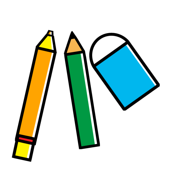 最も人気のある 筆記 用具 イラスト
