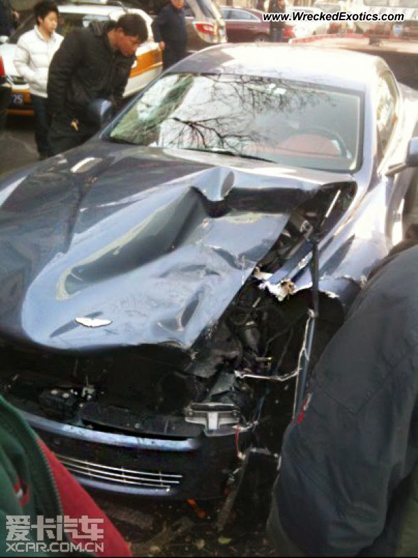 Aston Martin Rapide Wreck in Beijing-Almost Everything Autobody