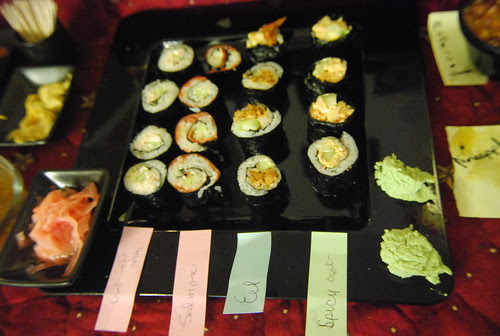 Sushi nibbles @ Dad's