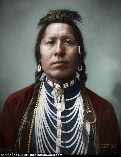 Pictured, Thunder Cloud, Blackfeet tribe