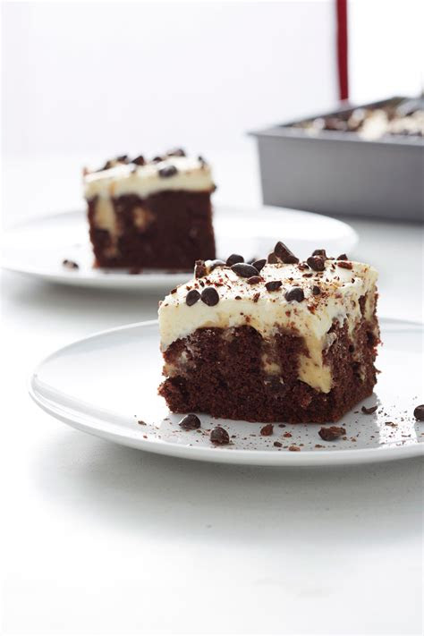 chocolate tiramisu poke cake recipe myrecipes