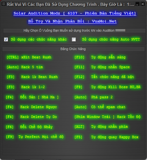 SolarModz 6107 - Hack au 6107, auto 6107, hack au 6107 full