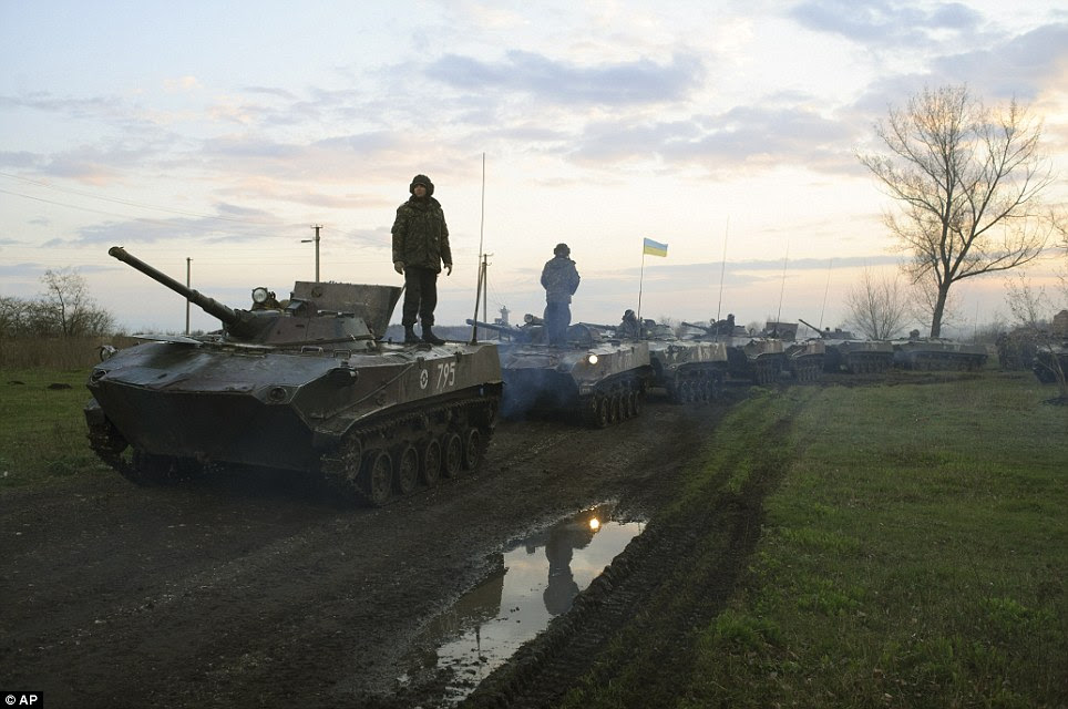 US officials say there is compelling evidence that Russia is fomenting the unrest in eastern Ukraine, but have suggested Mr Obama has not yet concluded that Mr Putin's actions warrant broader sanctions on key Russian economic sectors