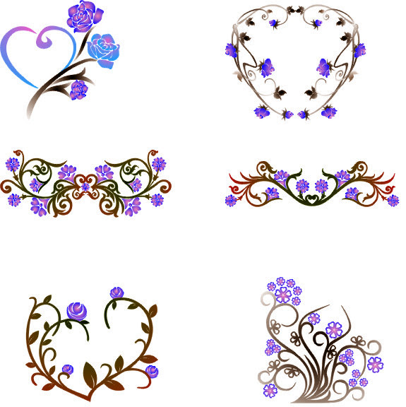 Download Floral border vector - Vector Frames & Borders free download