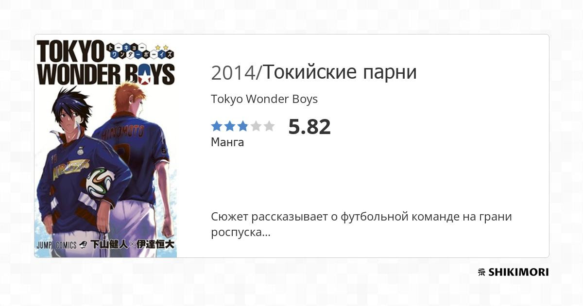 Tokyo Wonder Boys Manga