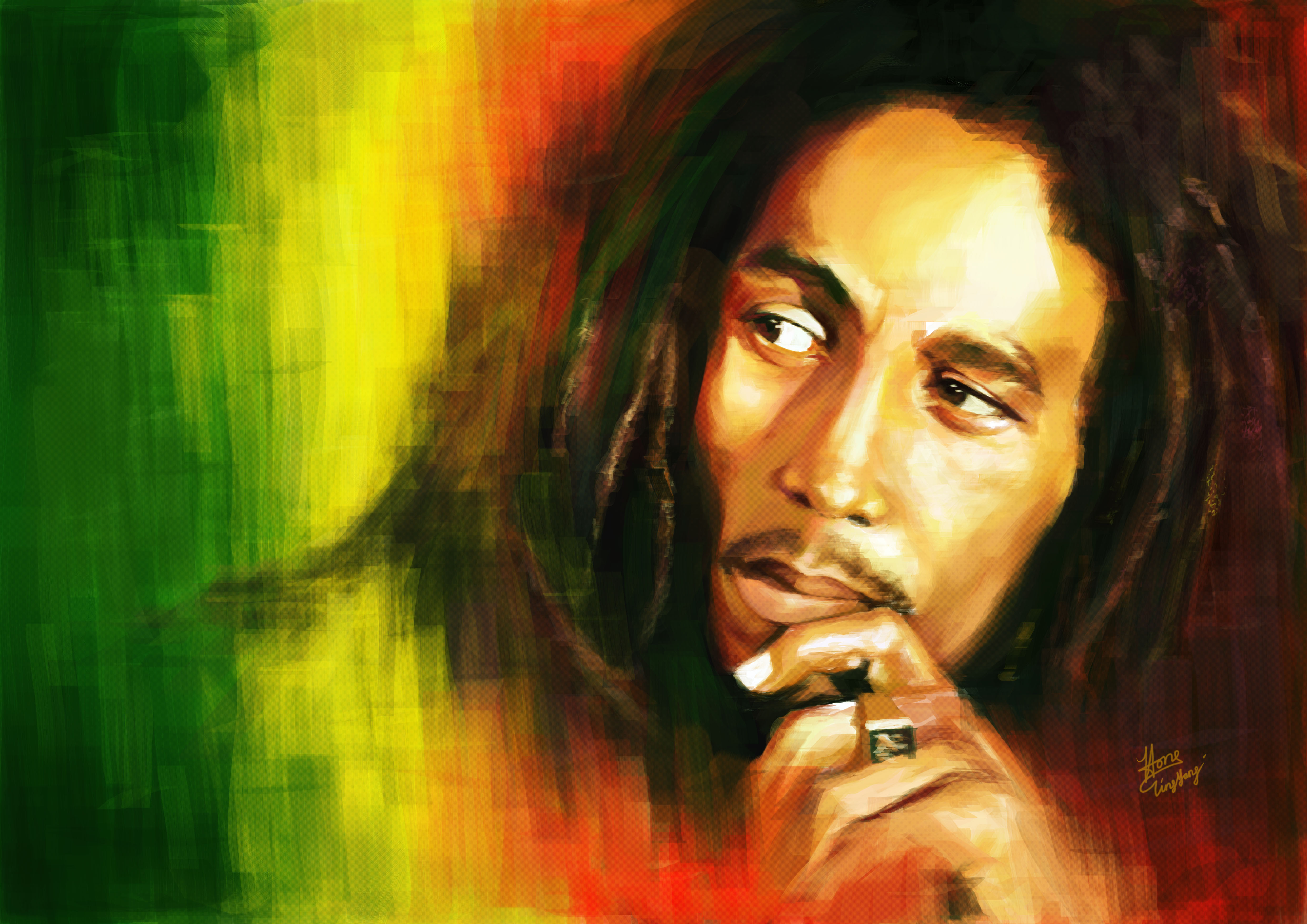 Bob Marley fumaba porro