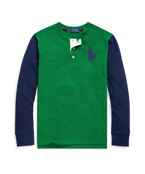 Ralph ヘンリーネック シャツ Tシャツ カットソー Polo Ralph メッシュ Childrenswear ポロラルフローレンチャイルドウェア のファッション Lauren Lauren メッシュ コットン