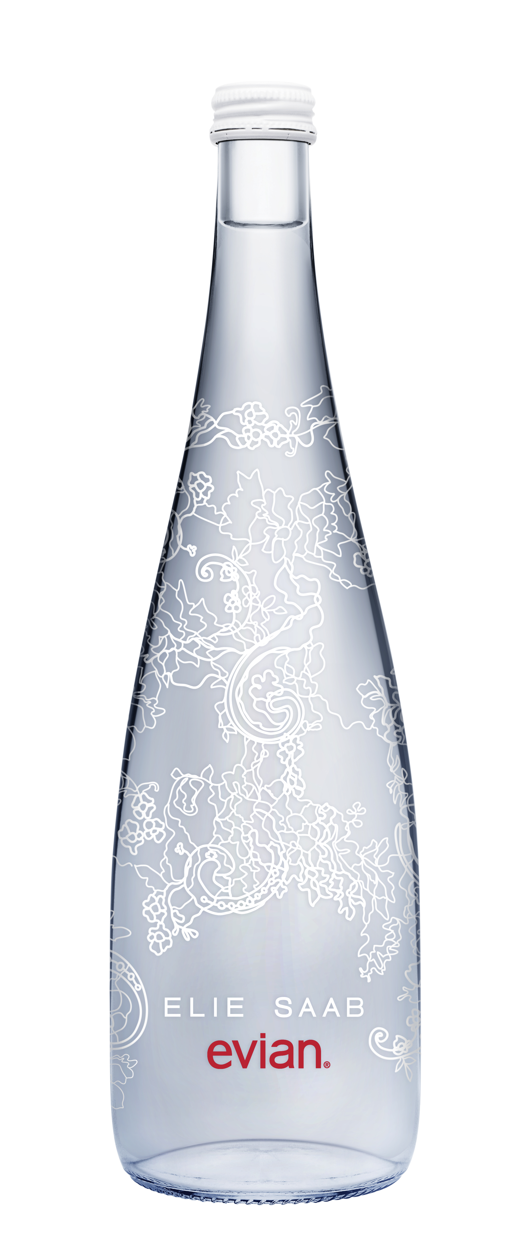 Elie Saab has dressed new limited-edition Evian bottle in ...