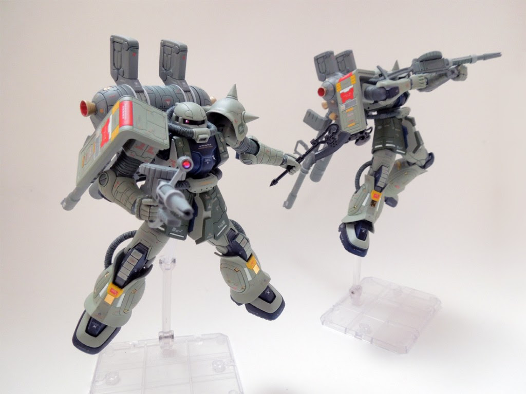 Hggt 量産型ザク ガンダム サンダーボルト 完成報告 Uc Timeline ガンプラ好きだけど難しいことは出来ない