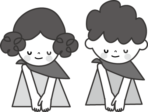 お礼 お辞儀 のイラスト 無料 フリー 素材