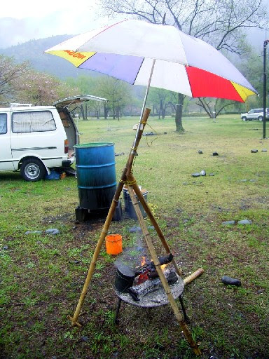 知っていますか 雨の中でも焚き火を楽しむ方法 富士山ログハウス物語part2 楽天ブログ