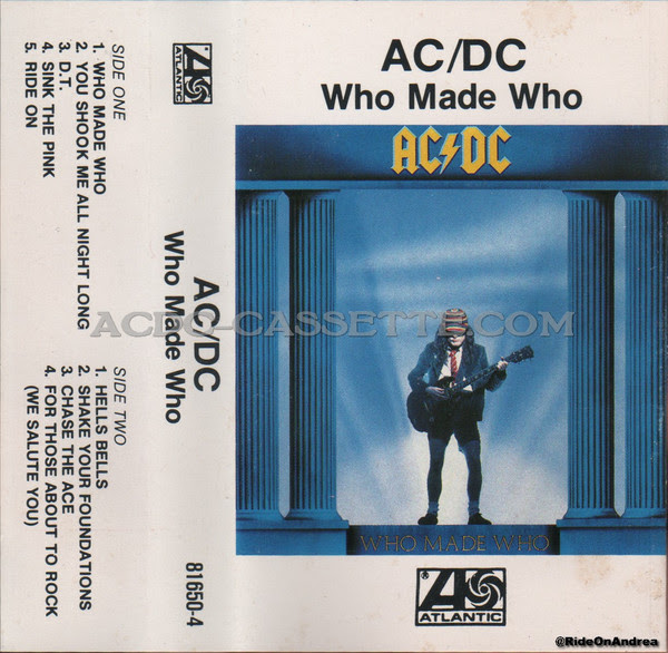 Who Made Who Singapore 4 Acdc Cassette Com