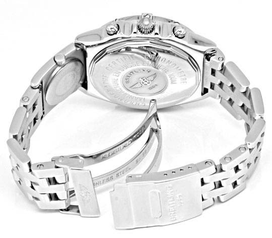 Original-Foto 4, BREITLING CHRONOMAT UTC PILOT-BAND STAHL, TOPUHR NEUZ.!
