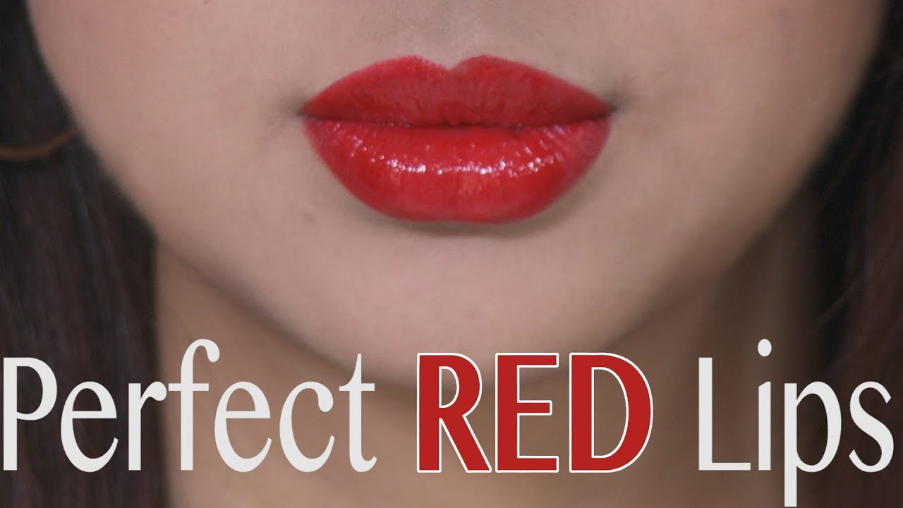 Do perfect red lipstick to how