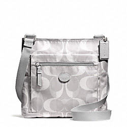 DREAM C FILE BAG - COACH f30043 - SILVER/LIGHT GREY