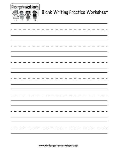  blank writing practice worksheet free kindergarten english db excelcom