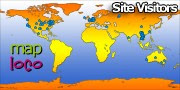 Locations of Site Visitors
