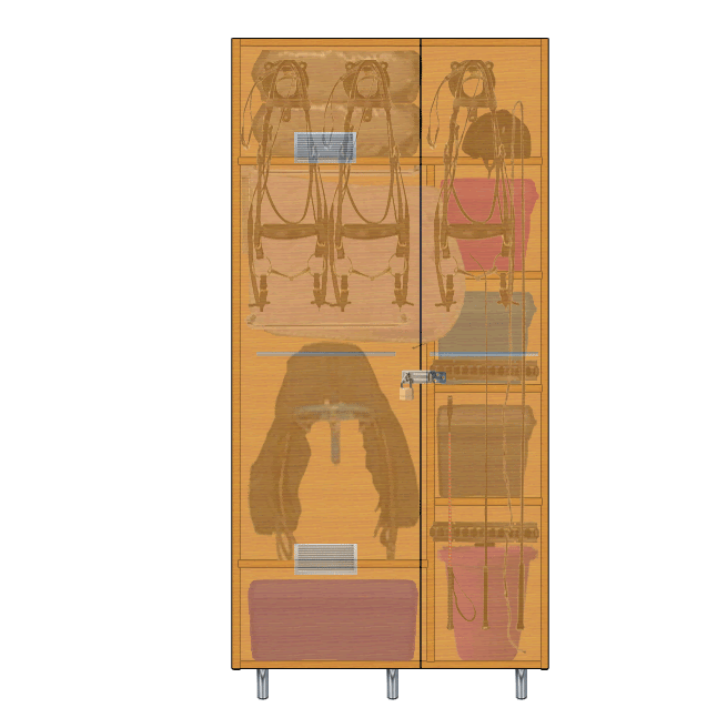 Fabrication d'une armoire de sellerie