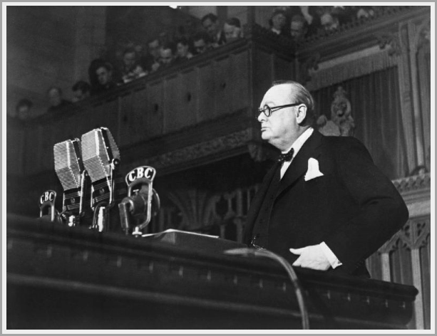 Winston Churchill for 25 Power words