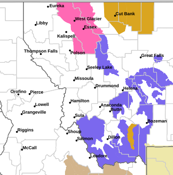 CENTRAL IDAHO WATCHES, WARNINGS & ADVISORIES