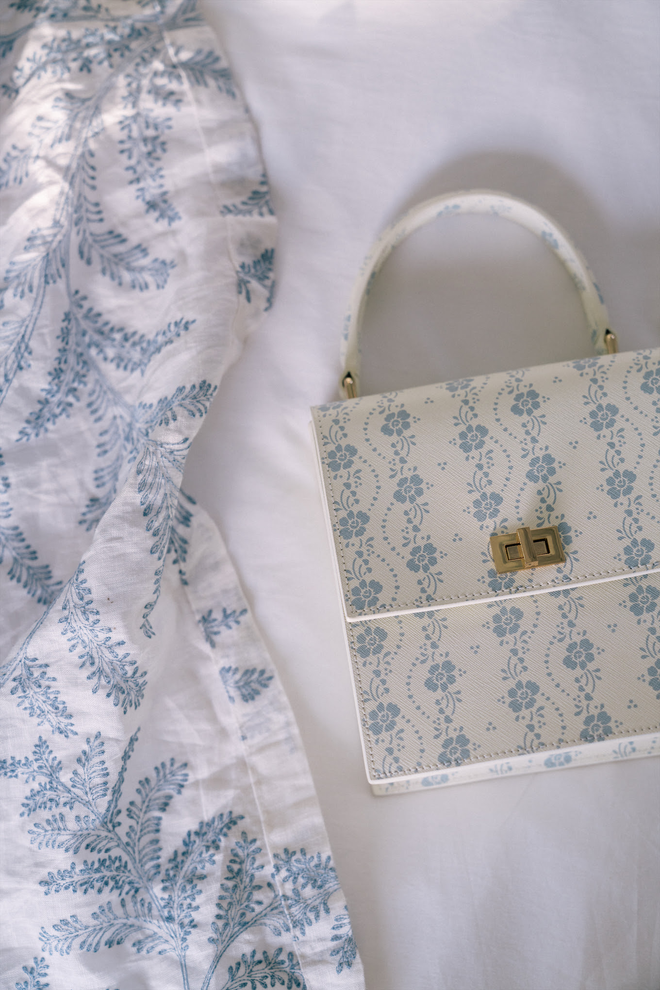 spring floral pastel leather bags