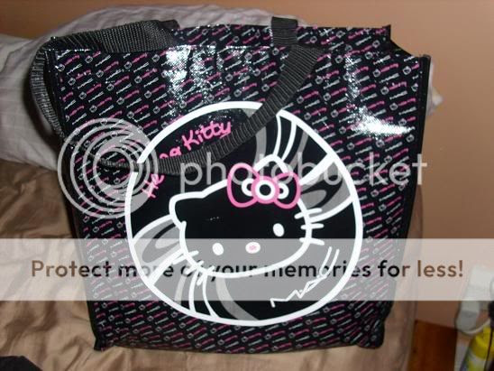 Hello Kitty shopper bag - $10. Too Faced