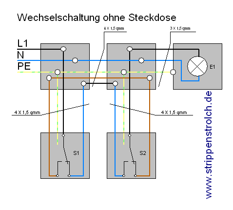 Wie Wechselschaltung anklemmen? | wer-weiss-was.de