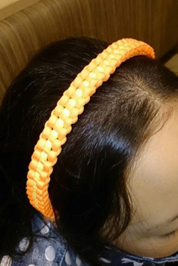 ヘアバンドを紐で作ると 紐のこといろいろ こるどんのブログ