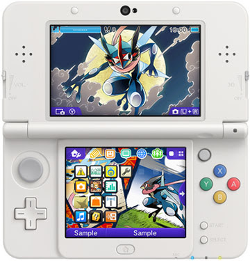 3dsの着せかえテーマにポケモンデザイン2種 サトシゲッコウガ参上 レッド グリーン が新登場 ポケモン情報ねっと